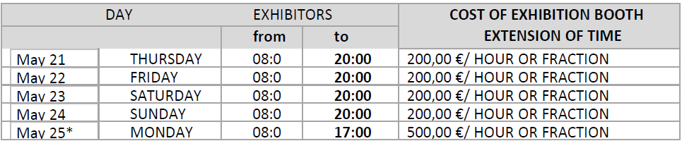 Outfitting days 2026